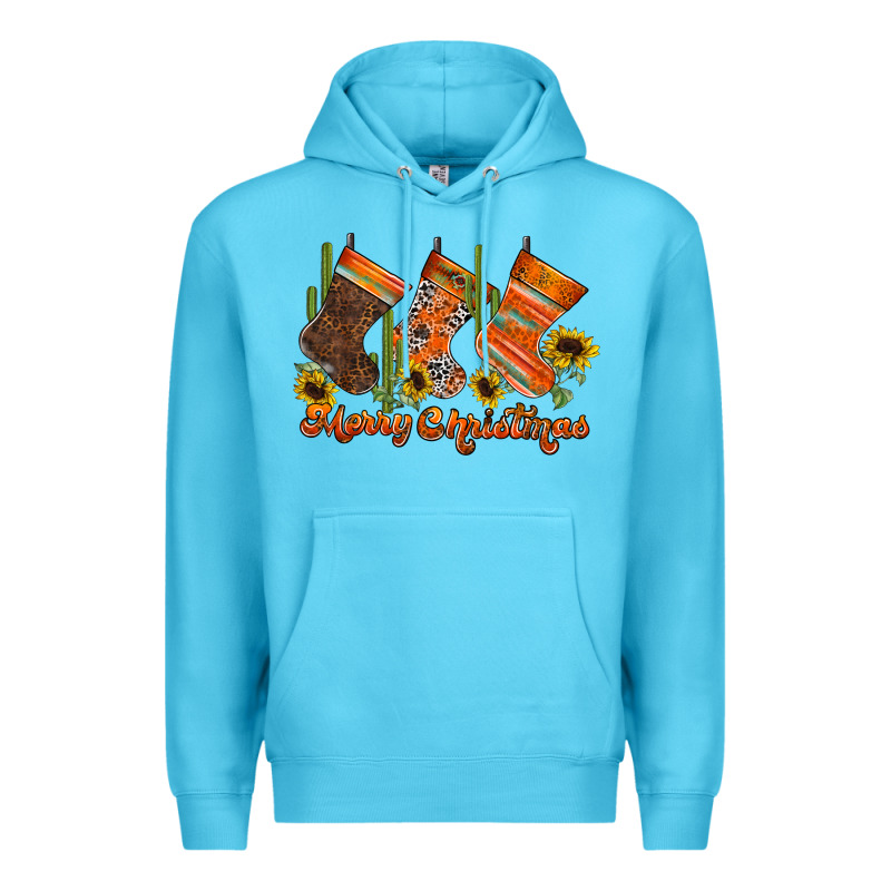 Western Christmas Premium Hoodie by CowhideDigitalArt | Teevron