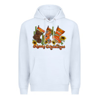 White western Christmas Premium Hoodie - CowhideDigitalArt