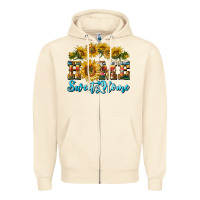 Sandshell home sweet home sunflower Zipper Hoodie - BarkalooDesign