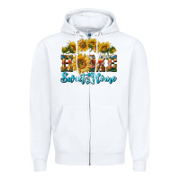 White home sweet home sunflower Zipper Hoodie - BarkalooDesign