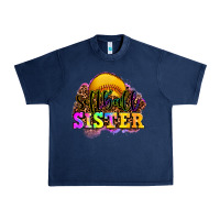 Navy softball sister Urban Heavy Tee - OliviaCreatesArt