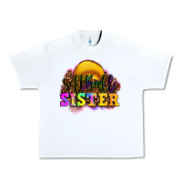 White softball sister Urban Heavy Tee - OliviaCreatesArt
