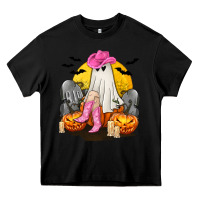 Black Halloween Cowgirl Costumes Heavy Core Tee - texasbilliewilder