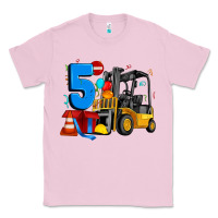 Bubblegum Pink forklift birthday five Classic Tee - Artiststas