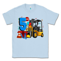 Dusty Blue forklift birthday five Classic Tee - Artiststas
