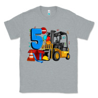 Heather Grey forklift birthday five Classic Tee - Artiststas