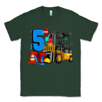 Sports Green forklift birthday five Classic Tee - Artiststas