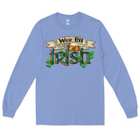 Colony Blue wee bit irish st patricks day Long Sleeve Tee - FaDigitalArtStudio