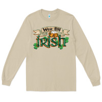 Mushroom wee bit irish st patricks day Long Sleeve Tee - FaDigitalArtStudio