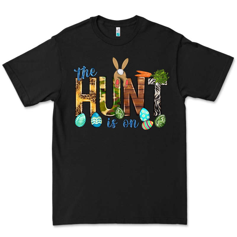 The Hunt Is On With Eggs Easter Day Premium Tee by HowdyJamesFarm | Teevron