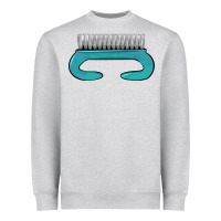 Heather Grey nail brush Heavyweight Sweatshirt - BarkalooDesign