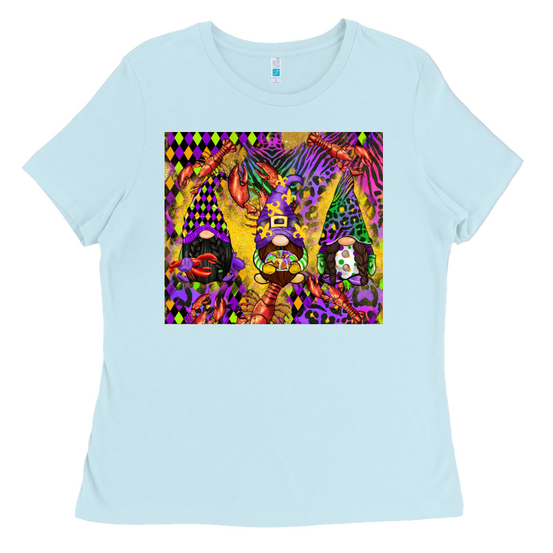 Mardi Gras Gnome Ladies Tee by CowGirlArtShop | Teevron