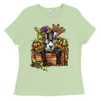 Mardi Gras Goat Ladies Tee | Teevron