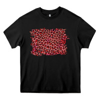 Black pink leopard background Heavy Core Tee - RanaPortraitStore