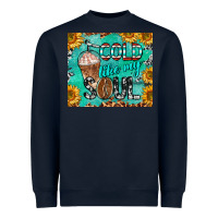 Navy cold like my soul Heavyweight Sweatshirt - BarkalooDesign