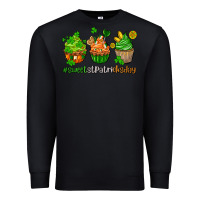 Black sweet st patricks day cupcake Premium Sweatshirt - AdoDesignShop