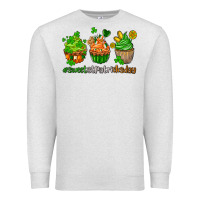 Oatmeal Heather sweet st patricks day cupcake Premium Sweatshirt - AdoDesignShop