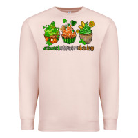 Pale Pink sweet st patricks day cupcake Premium Sweatshirt - AdoDesignShop