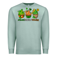Seafoam sweet st patricks day cupcake Premium Sweatshirt - AdoDesignShop