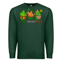 Sports Green sweet st patricks day cupcake Premium Sweatshirt - AdoDesignShop