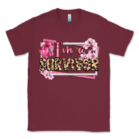 Burgundy im a survivor cancer awareness Classic Tee - CowGirlArtShop