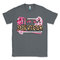 Charcoal Heather im a survivor cancer awareness Classic Tee - CowGirlArtShop