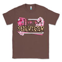 Chestnut im a survivor cancer awareness Classic Tee - CowGirlArtShop