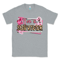 Heather Grey im a survivor cancer awareness Classic Tee - CowGirlArtShop