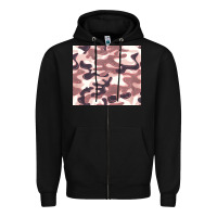Black milky camouflage Zipper Hoodie - BarkalooDesign