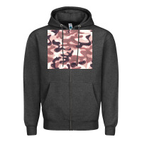 Charcoal Heather milky camouflage Zipper Hoodie - BarkalooDesign