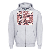 Heather Grey milky camouflage Zipper Hoodie - BarkalooDesign