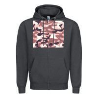 Smoke milky camouflage Zipper Hoodie - BarkalooDesign