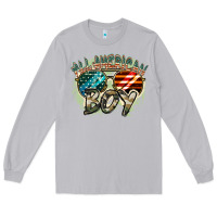 Moon Dust All American boy 4th of july Long Sleeve Tee - FaDigitalArtStudio