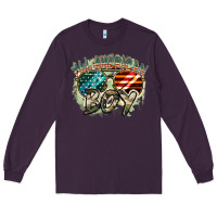 Plum All American boy 4th of july Long Sleeve Tee - FaDigitalArtStudio