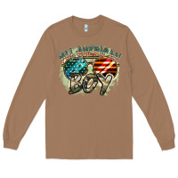 Toasted Coconut All American boy 4th of july Long Sleeve Tee - FaDigitalArtStudio