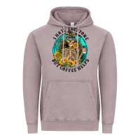 Vintage Zinc I Hate Everyone But Coffee Helps Vintage Hoodie - FaDigitalArtStudio