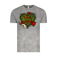 Cloud Rock love is wild with bullskull olivia Vintage Tee - OliviaCreatesArt