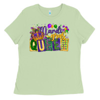 Matcha mardi gras queen Ladies Tee - CowGirlArtShop