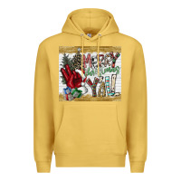 Antique Gold merry christmas y'all Premium Hoodie - CowhideDigitalArt