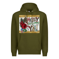 Army Green merry christmas y'all Premium Hoodie - CowhideDigitalArt