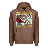 Chestnut merry christmas y'all Premium Hoodie - CowhideDigitalArt