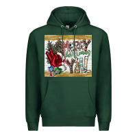 Sports Green merry christmas y'all Premium Hoodie - CowhideDigitalArt