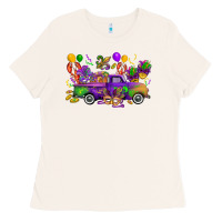 Bone mardi gras truck Ladies Tee - CowGirlArtShop