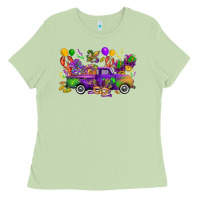Matcha mardi gras truck Ladies Tee - CowGirlArtShop