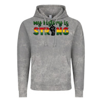Cloud Rock My history is strong Vintage Hoodie - FaDigitalArtStudio