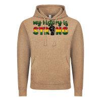 Vintage Coffee My history is strong Vintage Hoodie - FaDigitalArtStudio