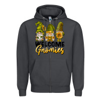 Smoke welcome gnomies sunflowers Zipper Hoodie - BarkalooDesign