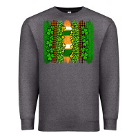 Charcoal Heather st patricks  brushstrokes Premium Sweatshirt - AdoDesignShop