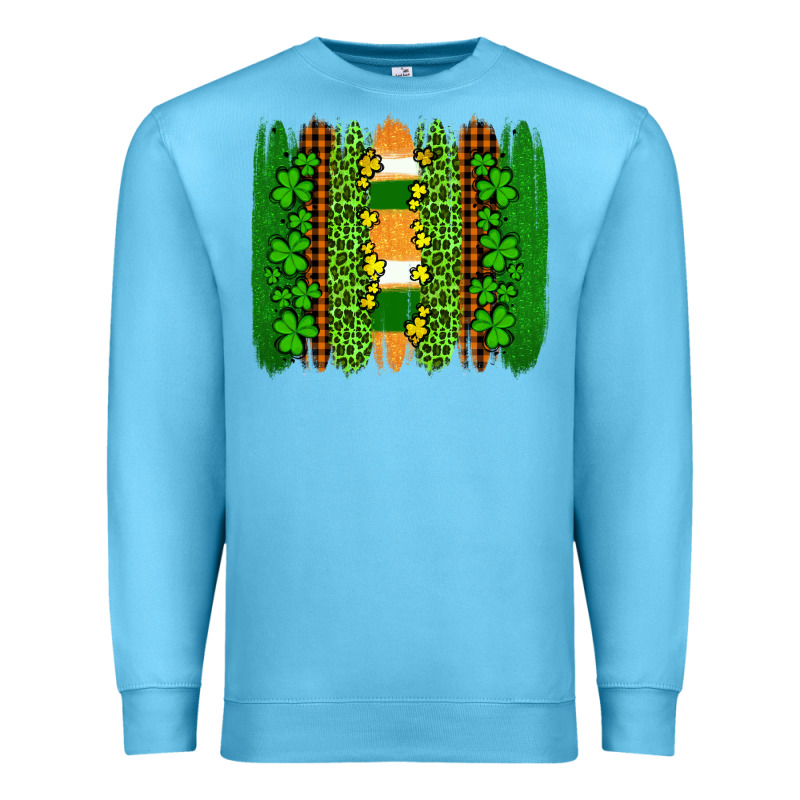 St Patricks  Brushstrokes Premium Sweatshirt by AdoDesignShop | Teevron