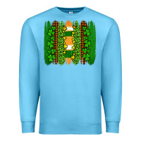 Ocean Blue st patricks  brushstrokes Premium Sweatshirt - AdoDesignShop